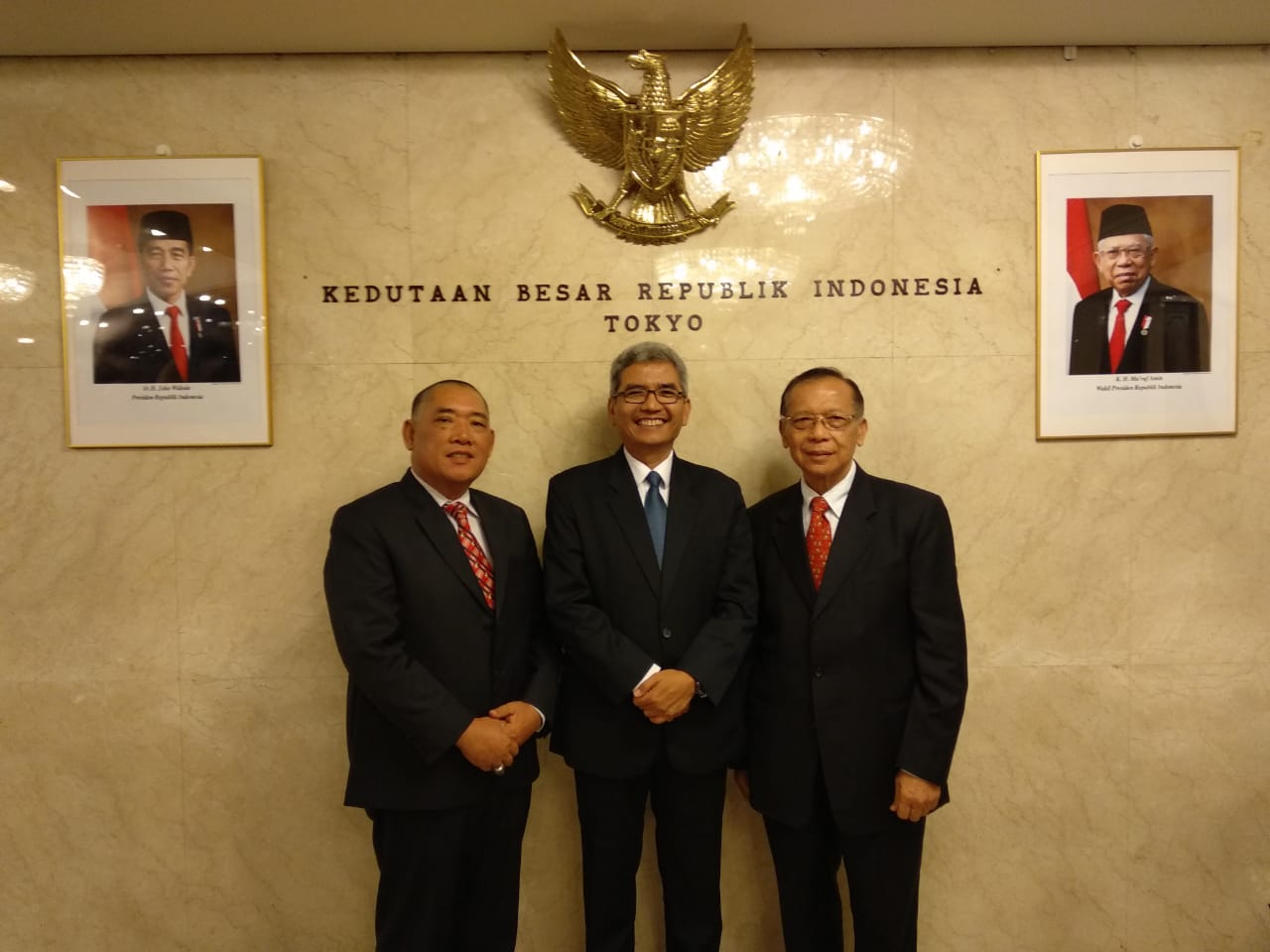 Kunjungan Dirut PT. AMP ke KBRI Tokyo Jepang dan menghadiri undangan